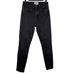 Current/Elliott The Super Highwaist Stiletto Skinny Black Jeans Womens 27 USA‎